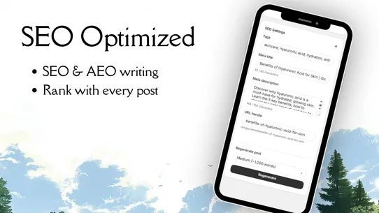 Flint AI Blog Post Writer &amp;SEO screenshot