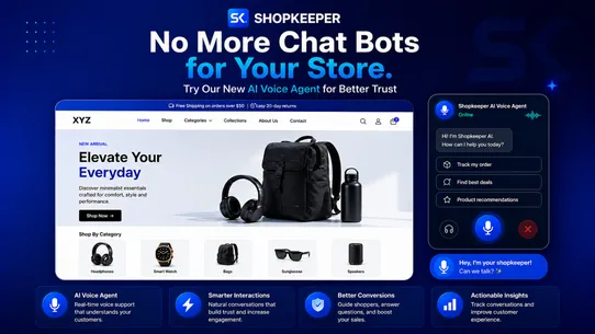 Shopkeeper | Ai voice agent screenshot