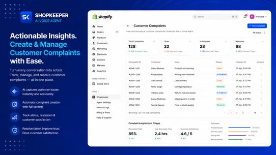 Shopkeeper | Ai voice agent screenshot