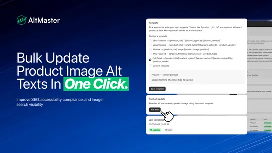 AltMaster : Alt Text Optimizer screenshot