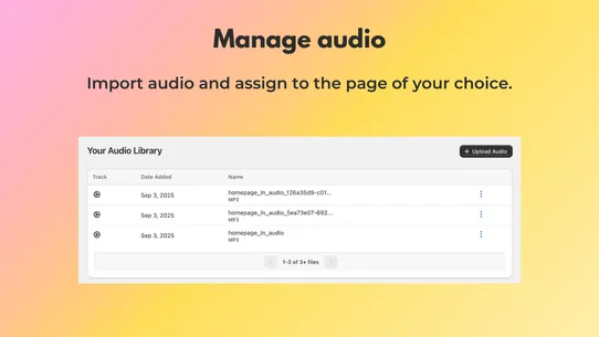 Audio Player by Listen Now screenshot