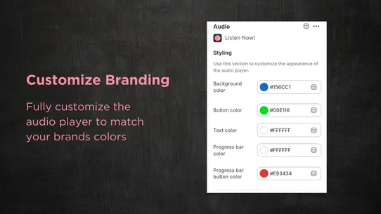 Audio Player by Listen Now screenshot