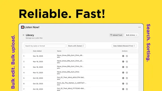 Audio Player by Listen Now screenshot