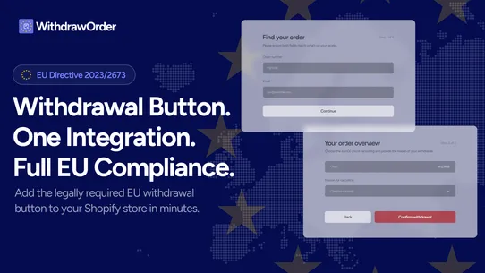 Withdraw Order ‑ EU Compliance screenshot