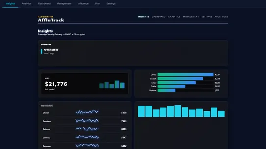 AffluTrack screenshot