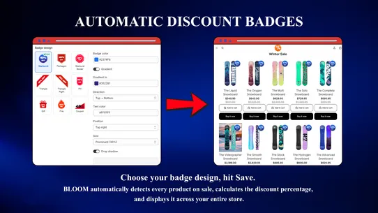 Bloom ‑ Discount Badges screenshot