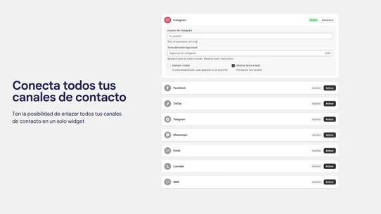 Social Hub WhatsApp button + 8 screenshot