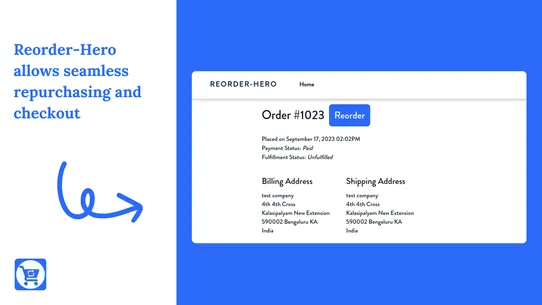 Reorder Hero ‑ Repeat Order screenshot