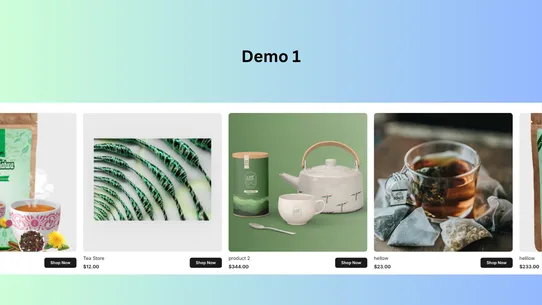 Product Ticker screenshot