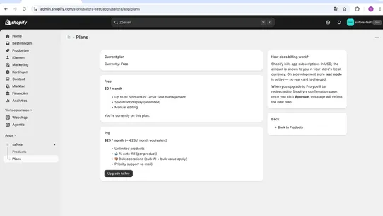 Safora ‑ GPSR Compliance AI screenshot