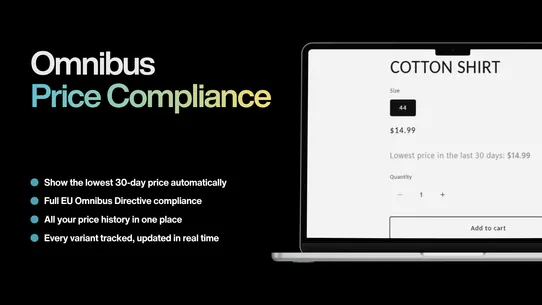 Omnibus Price Compliance screenshot