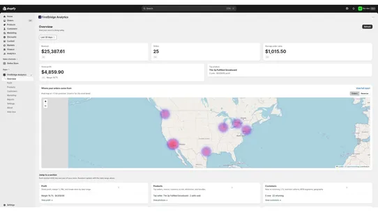 FirstBridge Analytics screenshot