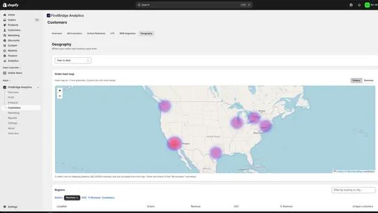 FirstBridge Analytics screenshot