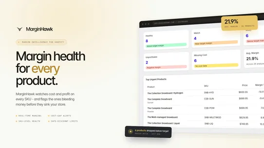 MarginHawk screenshot