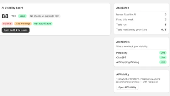 AgentRank — AI Visibility screenshot