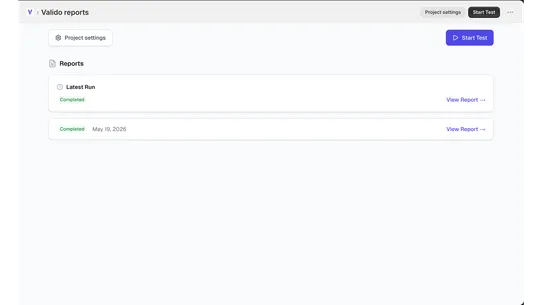 Valido screenshot
