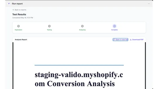 Valido screenshot
