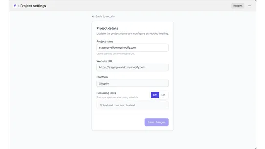 Valido screenshot