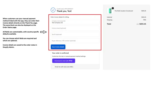 B2B Invoice Details Collector screenshot