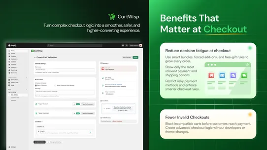 CartWisp: Checkout Validation screenshot