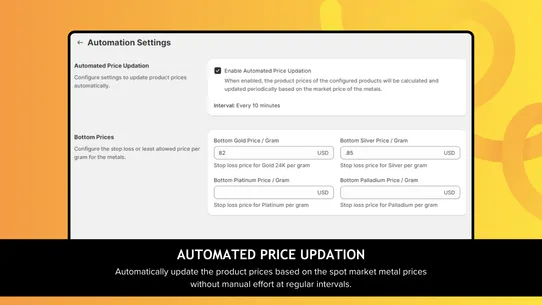 GPE: Live Gold Price Editor screenshot