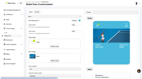 SWiiFT Engagement Platform screenshot