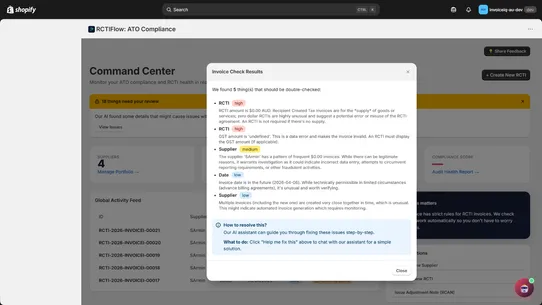RCTIFlow: AI RCTI &amp; Compliance screenshot