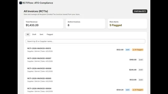 RCTIFlow: AI RCTI &amp; Compliance screenshot