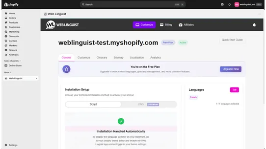 Web Linguist ‑ AI Translation screenshot