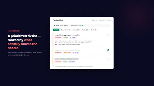 Store Speed Doctor screenshot
