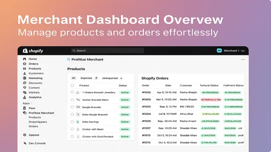 Profitize Merchant screenshot