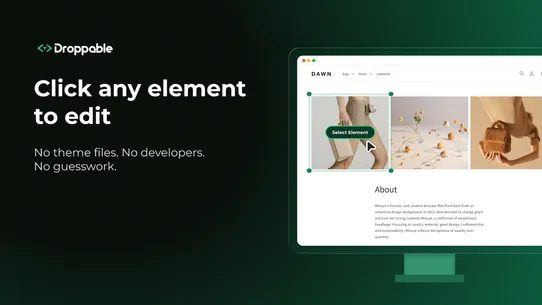 Droppable ‑ AI Theme Editor screenshot