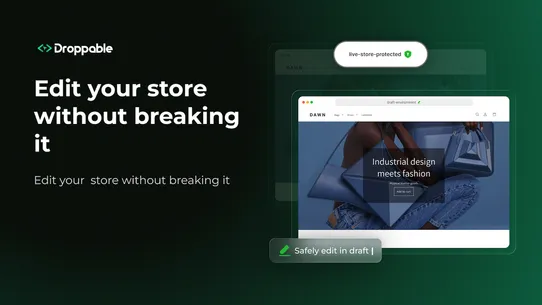 Droppable ‑ AI Theme Editor screenshot