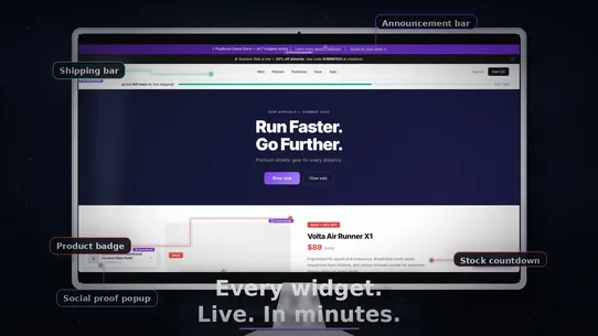 PopBoost ‑ FOMO &amp; Popups screenshot