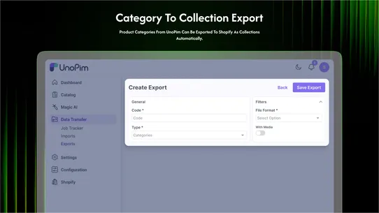 UnoPim:PIM Connector By Webkul screenshot