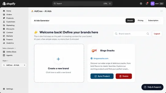 AdCrex – AI Ads screenshot