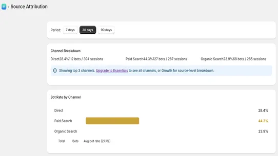 ClearSignal: Bot Detection screenshot