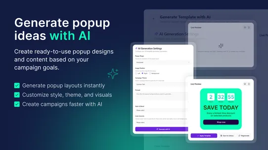 Fomio Sales Popups screenshot
