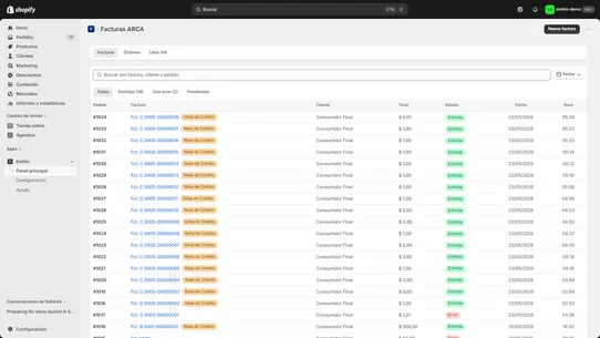 Emitio screenshot