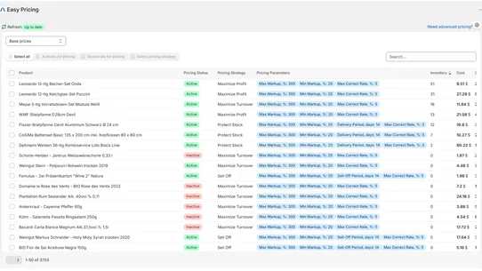 Easy Pricing screenshot