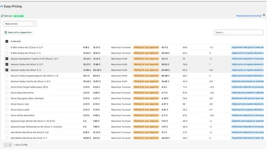 Easy Pricing screenshot