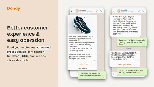 Dondy: WhatsApp Marketing+Chat screenshot