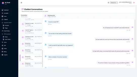 Visualwebs AI Cloud Suite screenshot