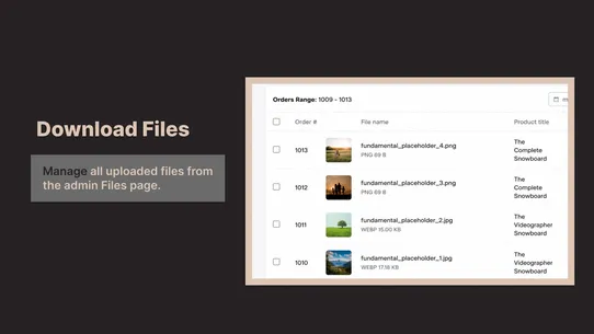 Fundamental Image Uploader screenshot