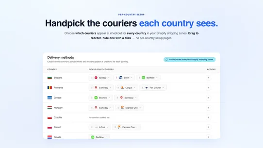 Sendway screenshot