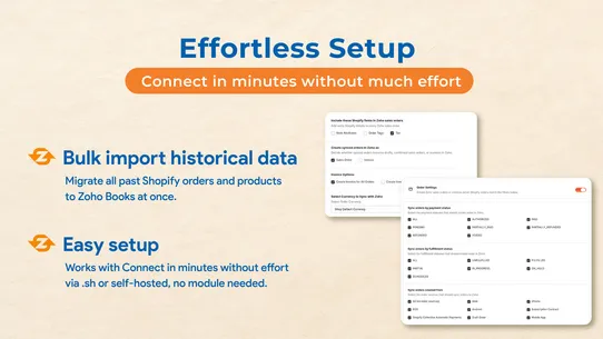 Zync ‑ Zohobooks Connector screenshot