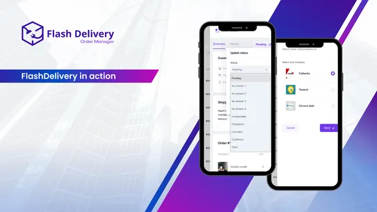 FlashDelivery Orders Manager screenshot