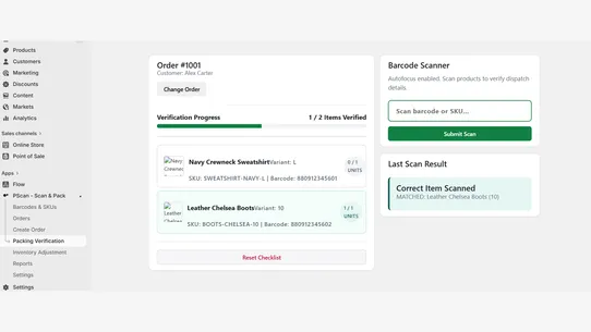 PScan ‑ Scan &amp; Pack screenshot