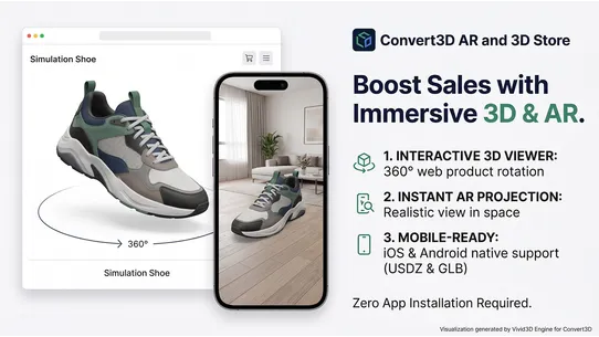 Convert3D AR and 3D Store screenshot