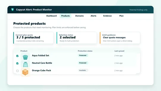 Copycat Alert: Product Monitor screenshot